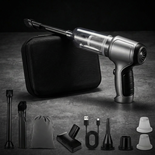 Compact Heavy-Duty Vacuum – Portable 12000PA Suction Tool for Car Interior & Workshop