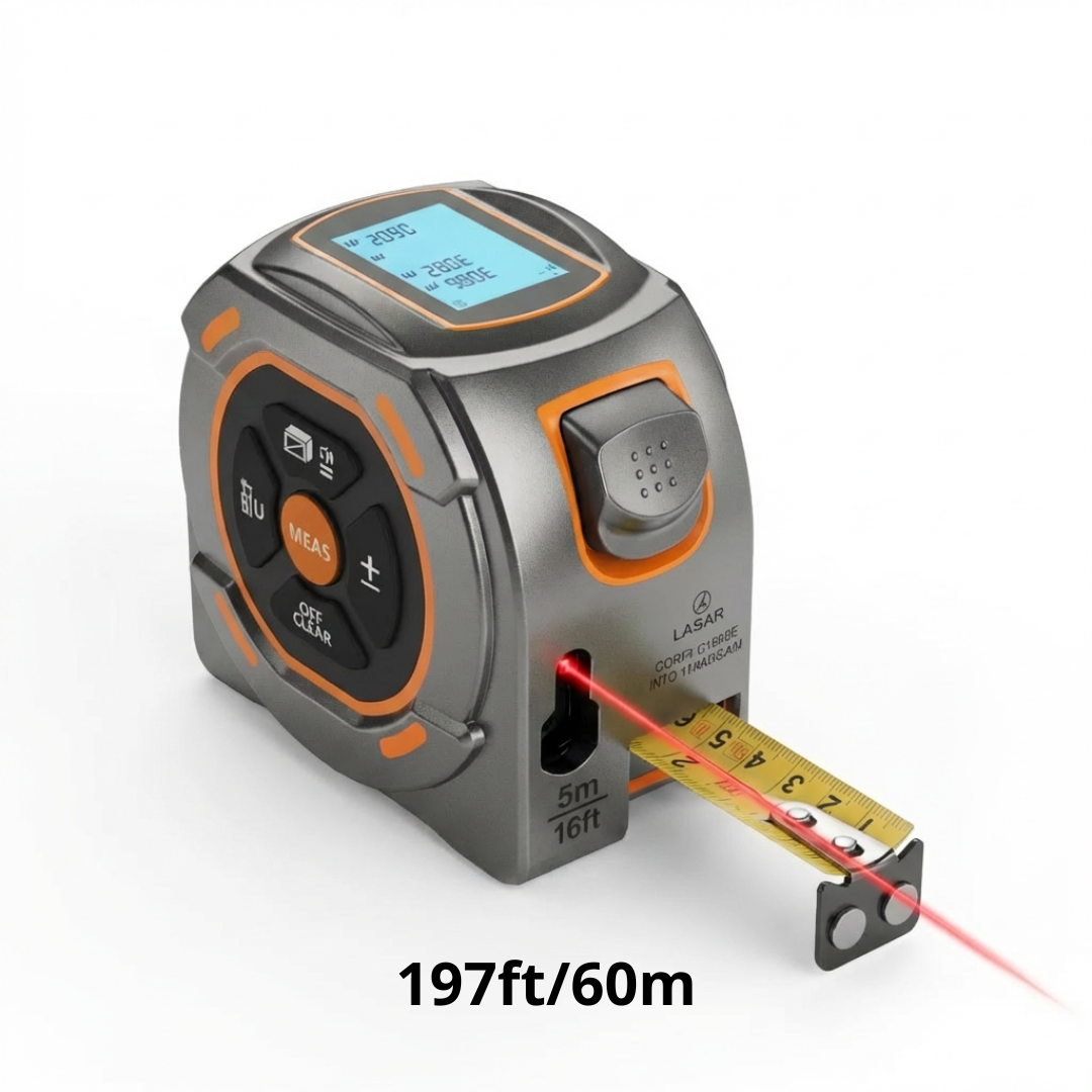 Laser Tape Measure – Digital Measuring Tool with Auto Calculation for Home & DIY Projects