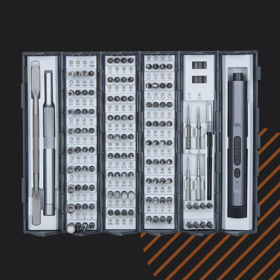 Precision Screwdriver Bit Set 138-in-1 – Repair Tool Kit for Electronics