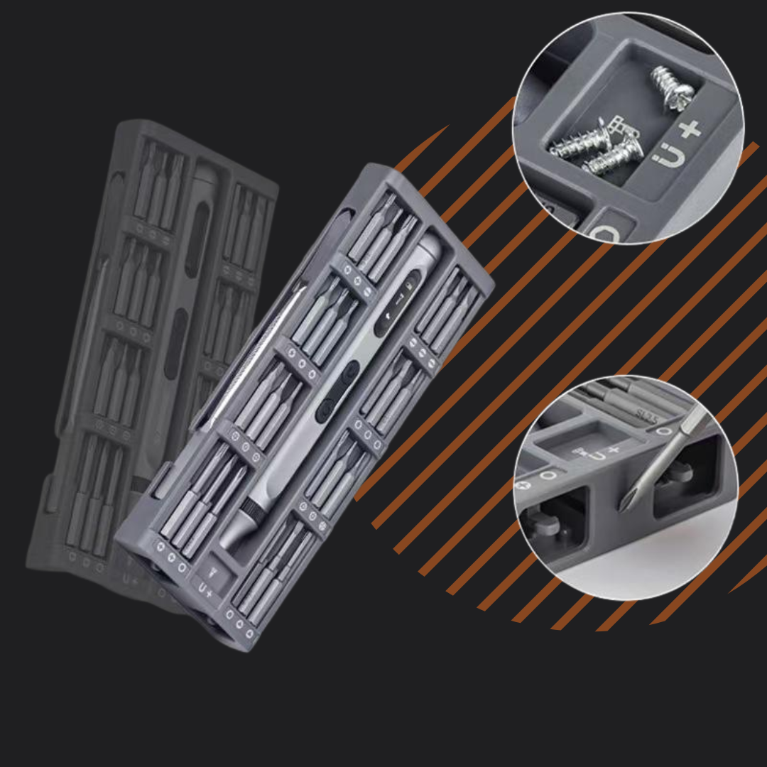 Precision Electric Screwdriver Set 52-in-1 – Rechargeable Tool for Electronics & DIY