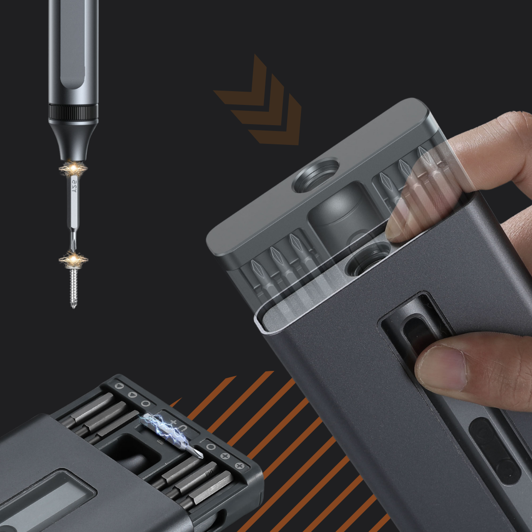 Precision Electric Screwdriver Set 52-in-1 – Rechargeable Tool for Electronics & DIY