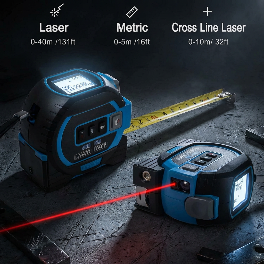 Laser Tape Measure for Home & DIY – Accurate Digital Measuring Tool