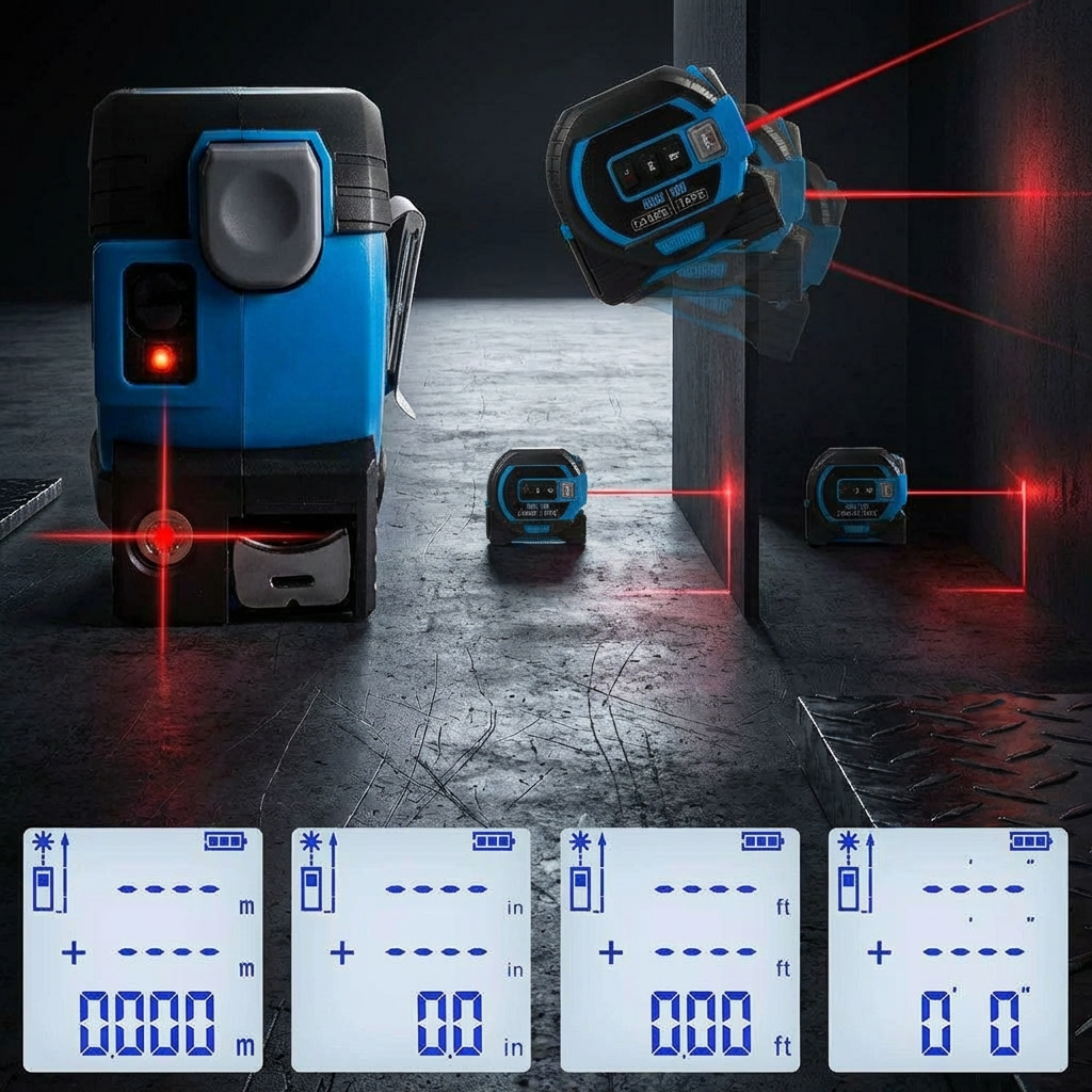 Laser Tape Measure for Home & DIY – Accurate Digital Measuring Tool