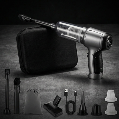 Compact Heavy-Duty Vacuum – Portable 12000PA Suction Tool for Car Interior & Workshop