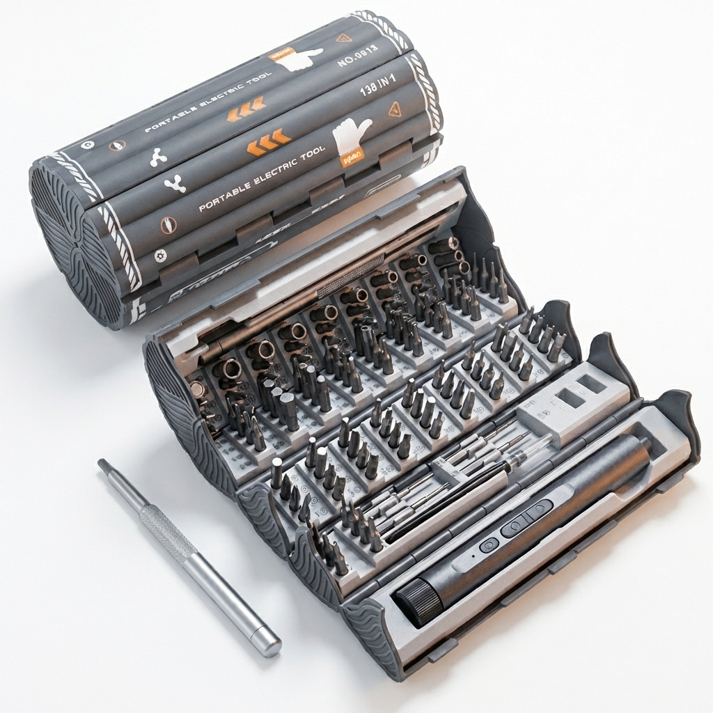 Precision Screwdriver Bit Set 138-in-1 – Repair Tool Kit for Electronics