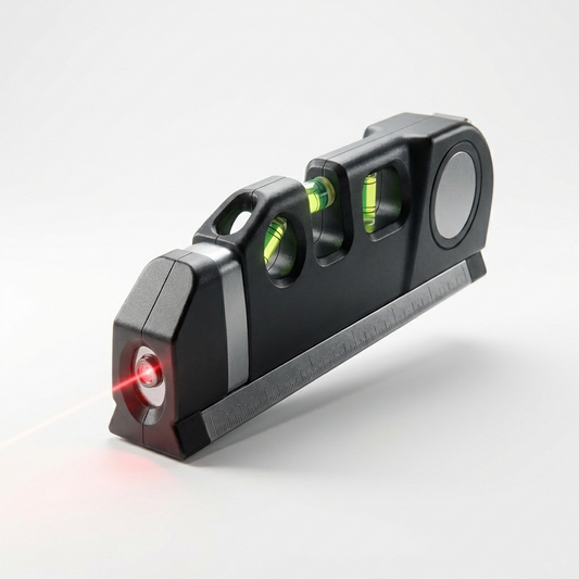 Laser Level Tool with Measuring Tape & Tripod