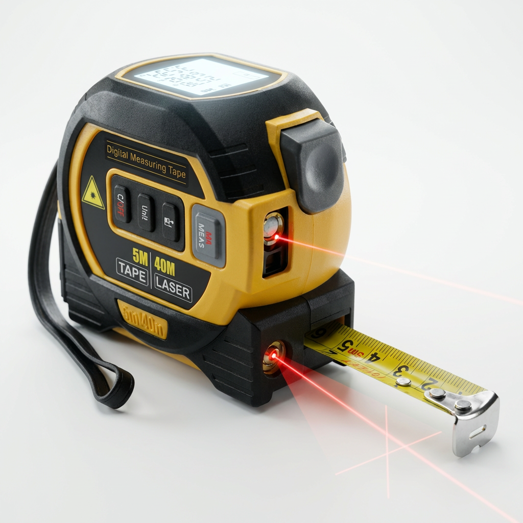 Laser Tape Measure for Home & DIY – Accurate Digital Measuring Tool