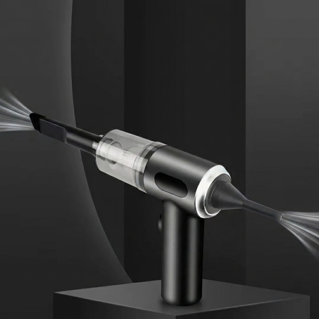 High-Power Cordless Vacuum - Portable 8000PA Suction for Car & Home