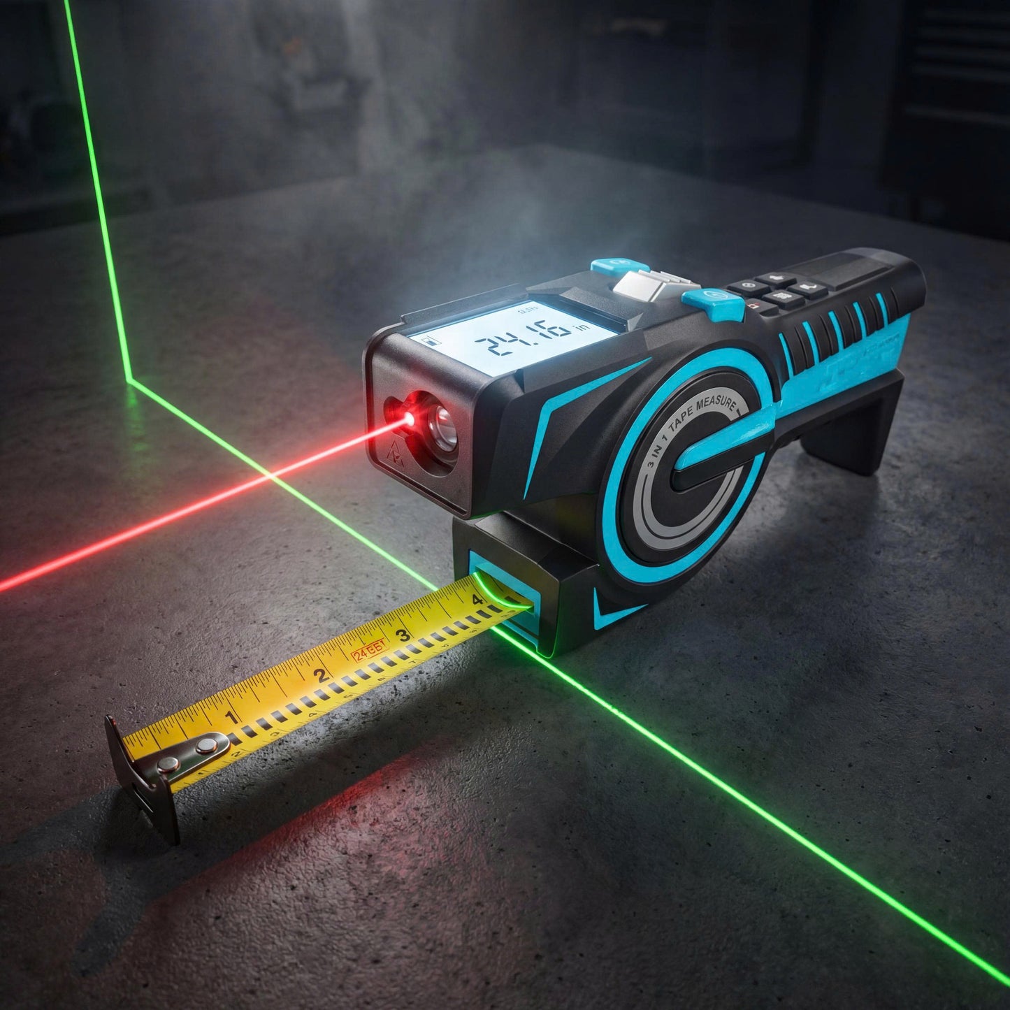 Laser Tape Measure Pro – Digital Measuring Tool for Home & DIY Projects