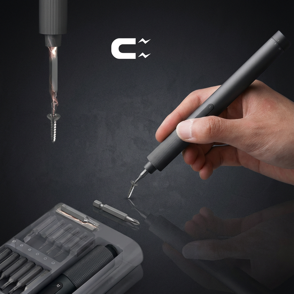 Compact Electric Precision Screwdriver – Pen-Style Repair Tool for Electronics