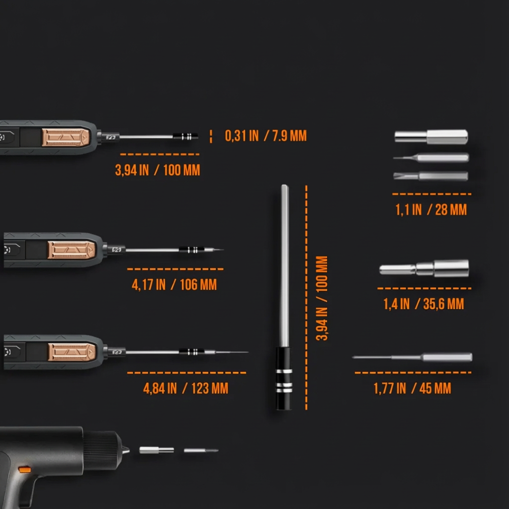 Precision Screwdriver Set 180-in-1 – Repair Tool Kit for Electronics & DIY